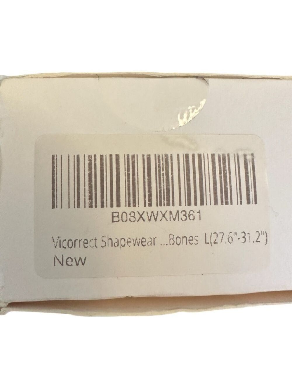 Vicorrect Women’s Shapewear & Back Support Black Size Large Tummy Control - Picture 3 of 9